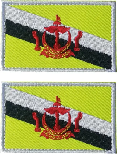 Vista 85 de 2 unidades AliPlus Parches de bandera de Afganistán bordados, parches tácticos militares de moral con gancho y bucle