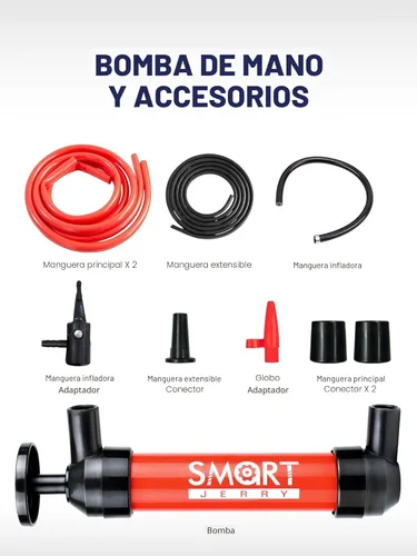 Vista 3 de SMART JERRY - Bomba de transferencia de fluidos automotriz, bomba de transferencia de aceite, sifón de bomba de mano, bomba de combustible manual
