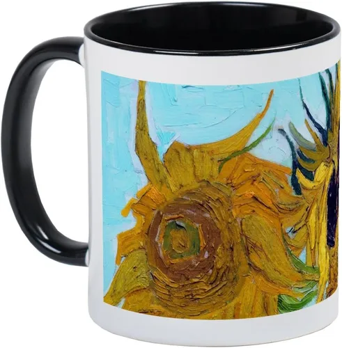Vista 50 de CafePress Irises By Vincent Van Gogh Taza de café de cerámica de 11 oz (11.0 fl oz)