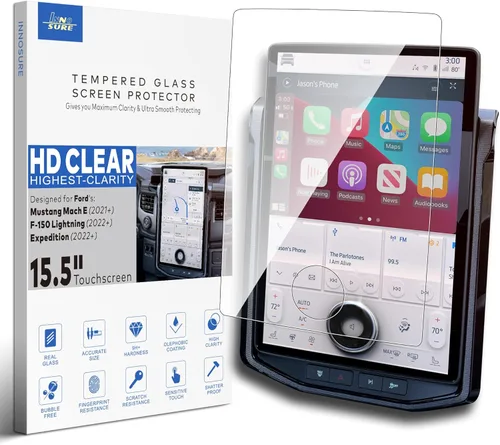 Vista 7 de Protector de pantalla de vidrio templado para Ford F-150 (2021-2025), F-150 Lightning (2022-2025), Expedition (2022-2024) Navigator Pantalla táctil