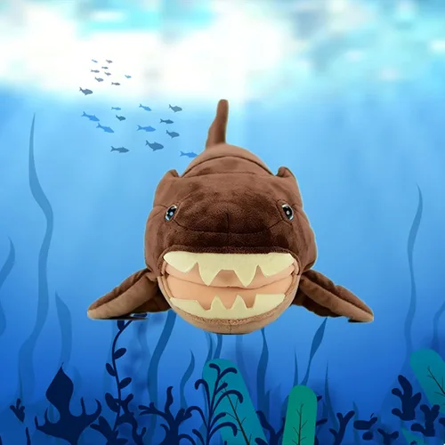 Vista 2 de Tiny Heart Simulation Deng's Fish - Juguetes de peluche de 23.62 pulgadas, suave y realista, juguete de peluche de pez de Deng, lindo regalo