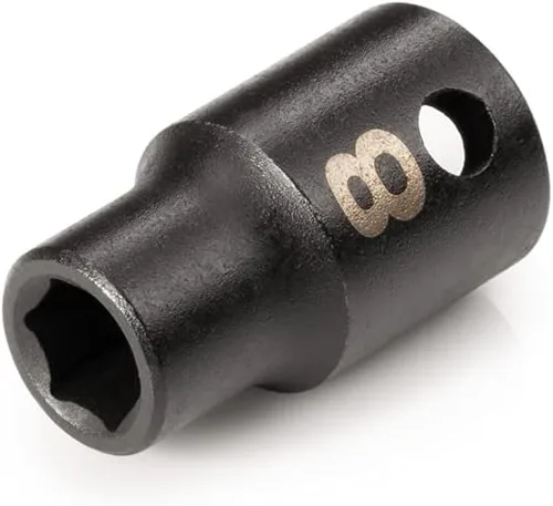 Vista 91 de TEKTON Zócalo de impacto de 6 puntos semiprofundo de 3/8 pulgadas x 1 pulgada SID14025