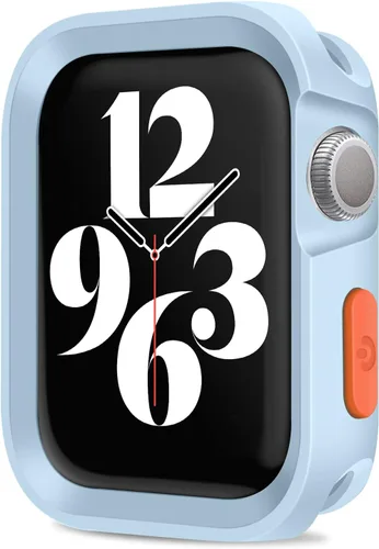 Vista 23 de Amizee Estuche Resistente Compatible con Apple Watch Series 9/8/7 41mm SE 3/2/1 Series 6/5/4 40mm, Funda Protectora de TPU Blanda a Prueba de Golpes