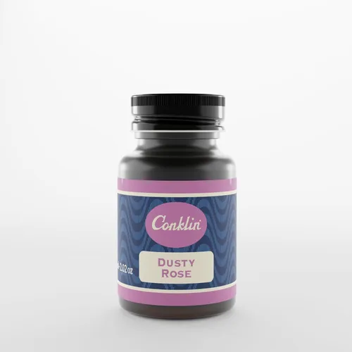 Vista 8 de Conklin Botella de tinta de 2.0 fl oz – Tinta de pluma estilográfica turquesa antigua Tinta vibrante y suave Calidad premium para una