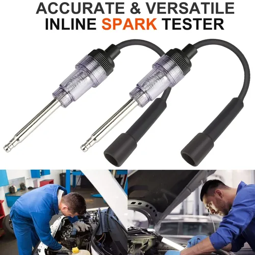 Vista 6 de 2 probadores de bujías en línea, comprobador de motor de cortacésped ligero, bobina de recogida de 6-12 voltios/herramienta de diagnóstico