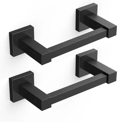 Vista 29 de FORIOUS Toilet Paper Holder Wall Mount, Stainless Steel Rustproof Double Post Pivoting Tissue Roll Holder for Bathroom, Commercial Toilet Paper