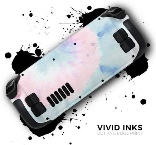Vista 3 de Design Skinz - Compatible con Steam Deck - Calcomanía protectora de piel resistente a los arañazos, funda de vinilo extraíble - Linda espiral