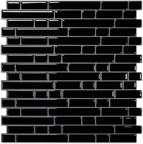 Vista 29 de STICKGOO Azulejos Adhesivos de Diseño Más Grueso para Protector contra Salpicaduras, 12"×12" Azulejos Adhesivos para Protector de Cocina, Azulejos