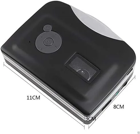 Vista 8 de Convertidor USB de cinta a MP3, compatible con reproductores de MP3 y teléfonos celulares, tamaño pequeño, independiente, no requiere computadora