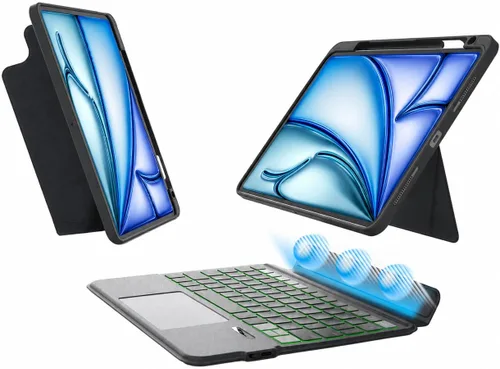 Vista 12 de Funda con teclado EIP Magnetix para iPad 10.2 7ª/8ª/9ª generación y iPad Air 10.5