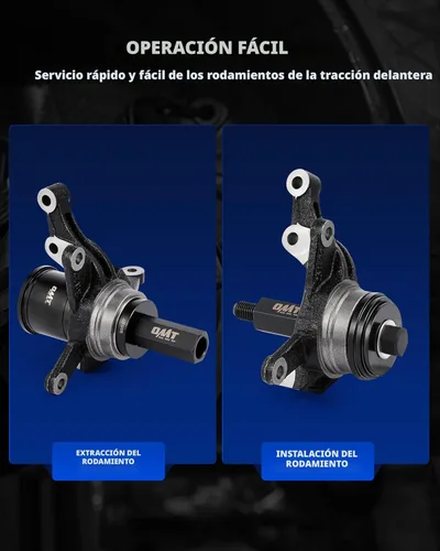 Vista 7 de Orion Motor Tech Kit de prensa de rodamientos de rueda para extracción e instalación de rodamientos de tracción delantera, juego de herramientas