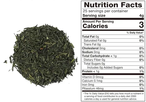 Vista 2 de TOMOSAN Té verde Sencha orgánico - Hojas sueltas de té japonés premium, Certificado USDA, Uji-Kyoto, 100g/3.5oz