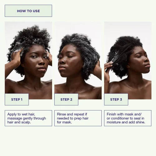 Vista 3 de Maria Nila Structure Repair, Strengthening & Nourishing Shampoo For Damaged & Chemically Treated Hair, Algae Extract Rebuilds, Revitalizes & Repairs