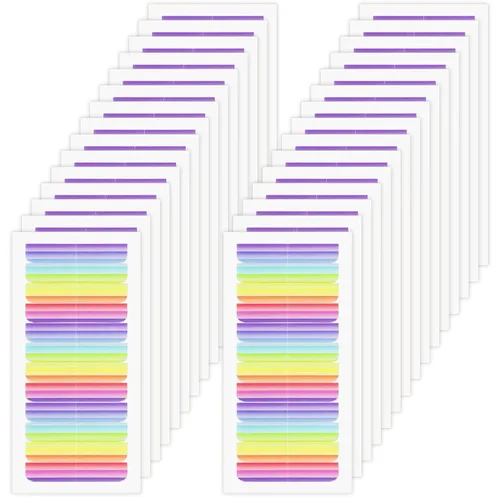 Vista 9 de Blulu 360 Piezas de Cintas Adhesivas para Extensiones de Cabello Blancas, Cintas de Doble Cara Fuertes en Reemplazo de Extensiones, Cinta Adhesiva