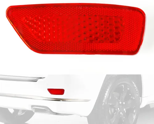 Vista 7 de 57010720AC, 57010721AC Reflectores de parachoques trasero izquierdo y derecho compatibles con Jeep Grand Cherokee 2011-2021, Jeep Compass 2011-2017