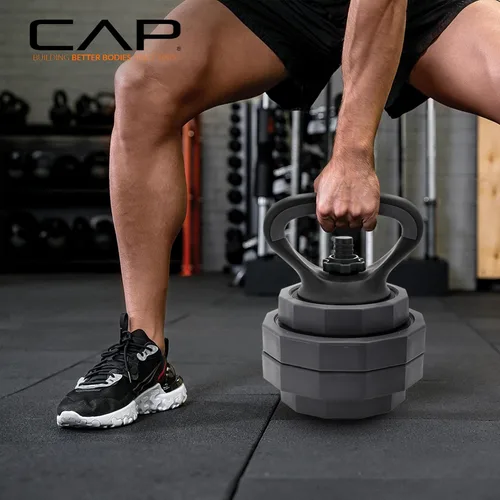 Vista 7 de CAP Barbell Juego de Pesas Ajustables Multiusos - Mancuerna Versátil, Barra y Pesa Rusa para Entrenamientos de Cuerpo Completo Opciones de 45lb
