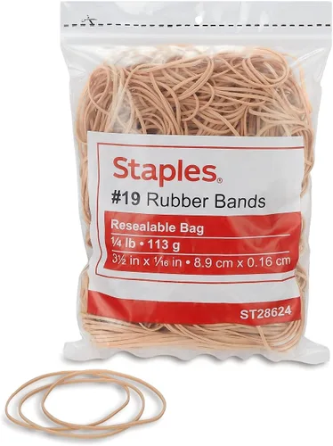 Vista 10 de Staples Bandas de goma económicas tamaño #16 1/4 lb.