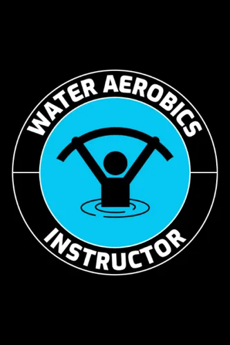 Water Aerobics Instructor Aquatic fitness Aqua Exercise Blank Lined Journal Notebook Diary