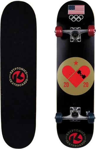 Vista 3 de Kryptonics - Patineta completa para niños de los Juegos Olímpicos de EE. UU