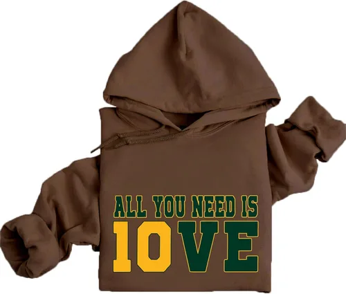 Vista 10 de Sudadera con capucha All You Need Is Love All You Need Is 10ve, divertida sudadera para amantes del fútbol