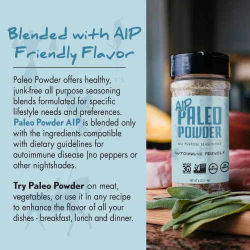 Vista 4 de Paleo Powder - Sazonadores multiusos y condimentos originales para todas las dietas, comida sin gluten con certificado Keto y Whole 30