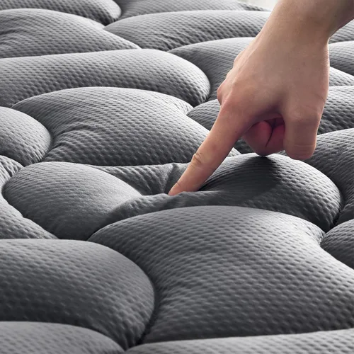 Vista 2 de SLEEP ZONE Protector de colchón impermeable tamaño Twin, almohadilla de colchón para dormitorio universitario, funda de colchón esponjosa, 39 x 75