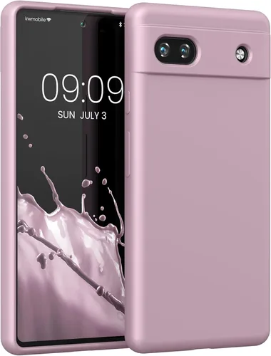 Vista 279 de kwmobile Funda Compatible con Google Pixel 6 Pro - Funda de Teléfono de Silicona TPU con Acabado Suave - Azul Caribe