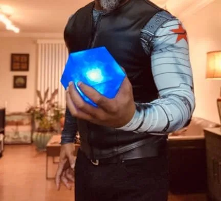 Vista 2 de Tesseract Stone Hero Cosplay Hero Stones Tesseract Props