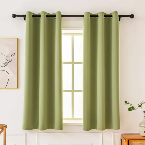 Vista 12 de Pickluc Paneles de cortina opacas con ojales, cortinas con bloqueo de luz para habitación, aislamiento térmico, reducción de ruido, protección