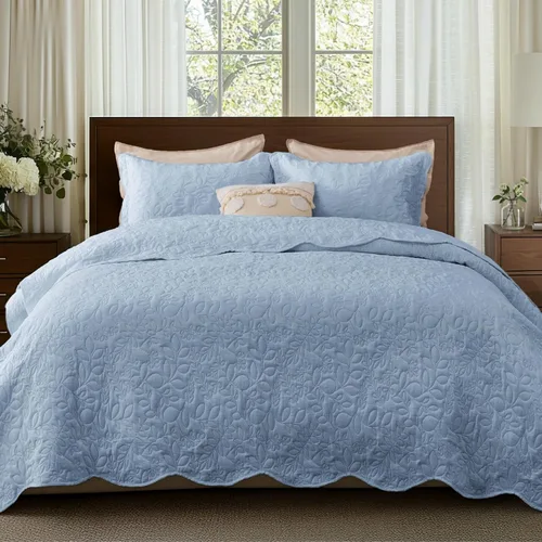 Vista 19 de Bedsure Edredón individual – Ropa de cama ultrasuave individual XL para decoración de dormitorio, edredón ligero para todas las estaciones, colcha