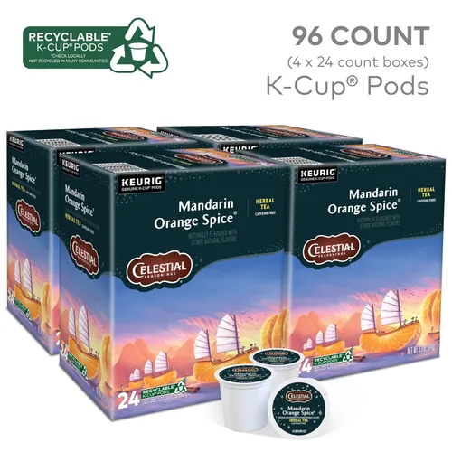 Vista 3 de Celestial Seasonings - Té de hierbas con canela y manzanas, 24
