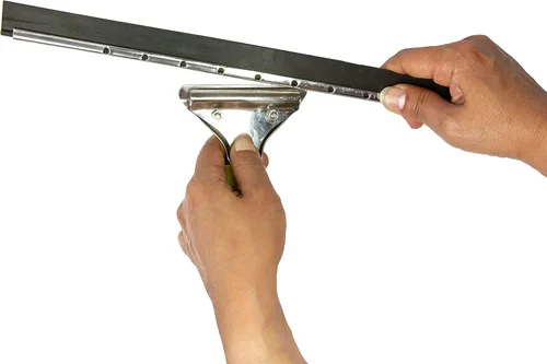 Vista 6 de DOCA - Kit de lavado de ventanas con poste de extensión, solo cabeza, sin poste, escobilla de ventana para limpieza de ventanas, escobilla