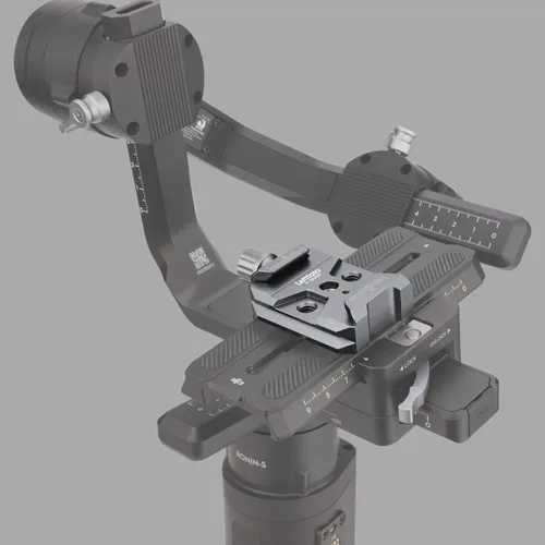 Vista 7 de Abrazadera de liberación rápida, base QR, abrazaderas de montaje para cámara Arca-Swiss estándar compatible con DJI Ronin S 2/3/3-pro/c2 cardán