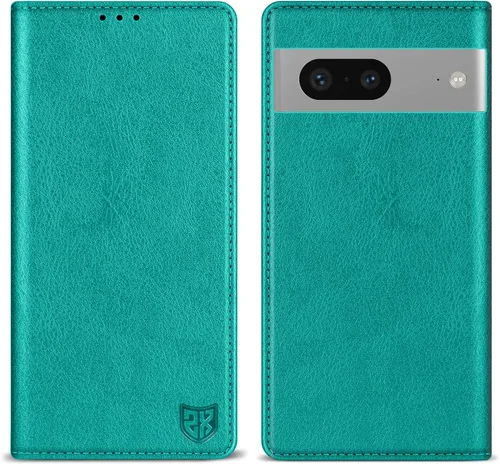 Vista 19 de ZZXX - Funda tipo cartera para Google Pixel 7, magnética fuerte de 6.3 Negro