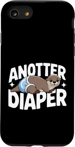 Vista 18 de Anotter Diapers - Funny Newborn Parents New Dad Mom Case for iPhone 16