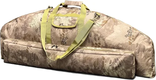 Vista 11 de Silfrae Estuche de arco compuesto Estuche acolchado de lazo suave Bolsa de transporte de lazo ligero con bolsillo de flecha