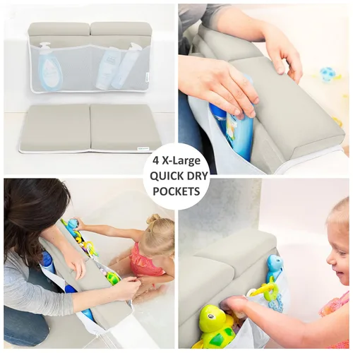 Vista 3 de Almohadilla para arrodillarse en el baño con conjunto de cojín para codos, almohadilla para arrodillarse de 1.75 pulgadas de grosor y soporte