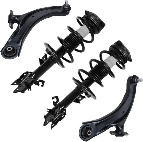 Vista 164 de Detroit Axle - Kit de 4 brazos de control de extremo delantero para Dodge Dart 13-16, Chrysler 200 15-17, 2 brazos de control inferiores, 2 extremos