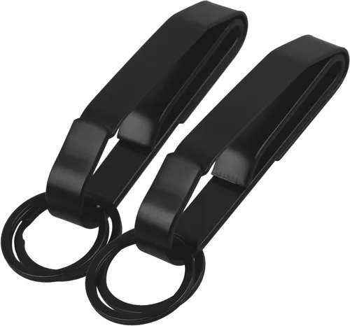 Key Holder for Duty Belt, Stainless Steel Key Clips with Tactical Keyrings for Police, Law Enforcement, Firefighters