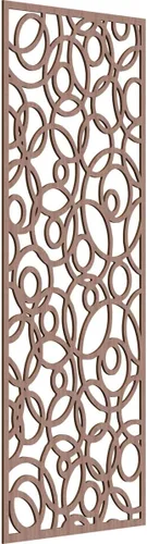 Vista 139 de 9 3/8 pulgadas de ancho x 24 3/8 pulgadas de alto x 1/4 pulgadas de alto, paneles de pared de madera con calado, roble rojo