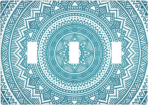 Vista 25 de Moslion Placa de pared basculante de mármol gris y marrón de 1 cuadrilla, arte de granito fluido, onda fluida, salida única, interruptor de luz