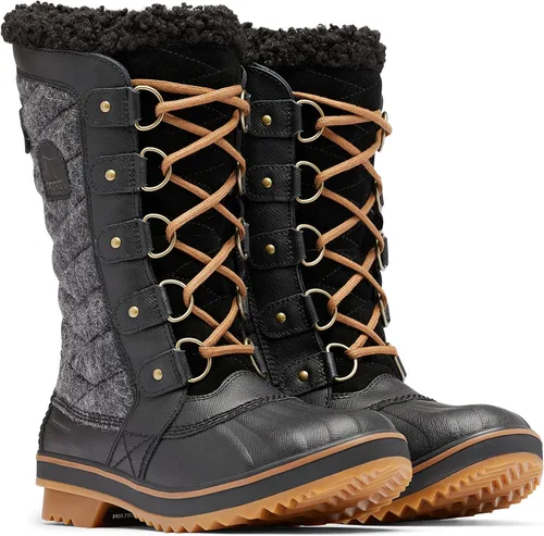 Vista 2 de SOREL Tofino II - Botas de invierno con aislamiento impermeable y cuello de piel sintética, para mujer