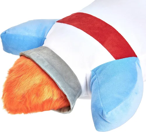 Vista 4 de Yaxa Basics Decoración de habitación de niños, almohada decorativa de cohetes espaciales, nave espacial, poliéster, surtido, 16.5 x 4 pulgadas