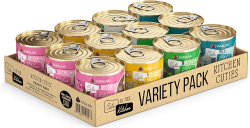 Vista 18 de Weruva Cats in The Kitchen, Kitty Gone Wild with Wild Salmon Au Jus - Alimento para gatos, lata de 6 onzas (paquete de 24)
