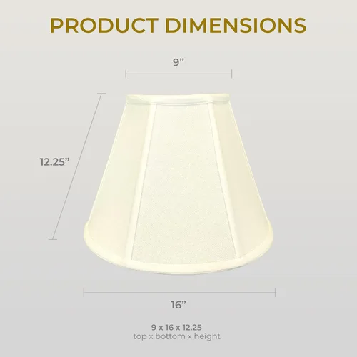 Vista 154 de Royal Designs, Inc. BS-707FC-6AGL Deep Empire Basic - Pantalla para lámpara con clip de llama, 3.5 x 6 x 5.75 pulgadas, color dorado antiguo