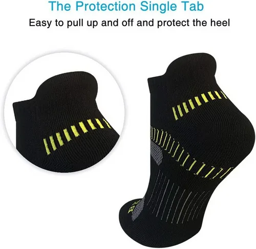 Vista 6 de BERING Calcetines deportivos para correr al tobillo para mujer (6 pares)