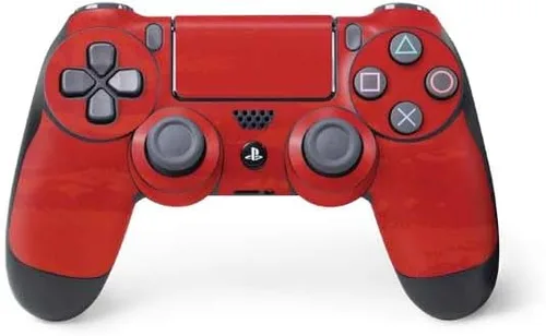 Vista 6 de Skinit Calcomanía para juegos compatible con el controlador de PS4, diseño oficial de Dragon Ball Z Red Ribbon Army Negro - DRGBLZ10