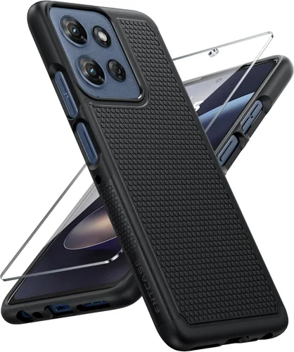 Vista 104 de FNTCASE Funda para Motorola Moto G-Power-5G-2024: funda protectora de doble capa resistente para teléfono celular a prueba de golpes con parte
