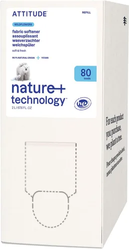 Vista 9 de ATTITUDE Suavizante Líquido para Ropa, a Base de Plantas y Vegano, Compatible con HE, De Origen Natural, Aroma a Cítricos, 40 Cargas, 33.8 Fl Oz