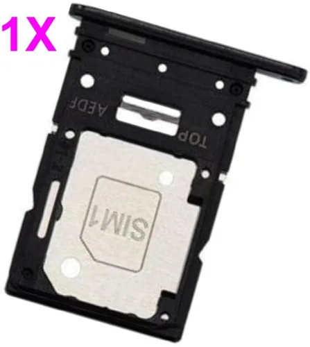 Vista 7 de Bandeja de tarjeta SIM Reemplazo del soporte de ranura SD para Samsung Galaxy A54 5G SM-A546U Single SIM US Version (negro)